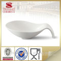 Wholesale fine royal porcelain china dinnerware, spoon shape turkish ceramics bowl